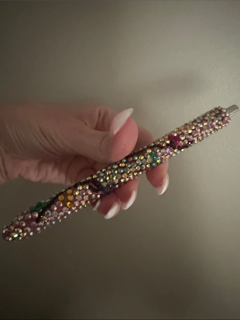 Handmade Sparkly Pink Crystal Rhinestone Pen